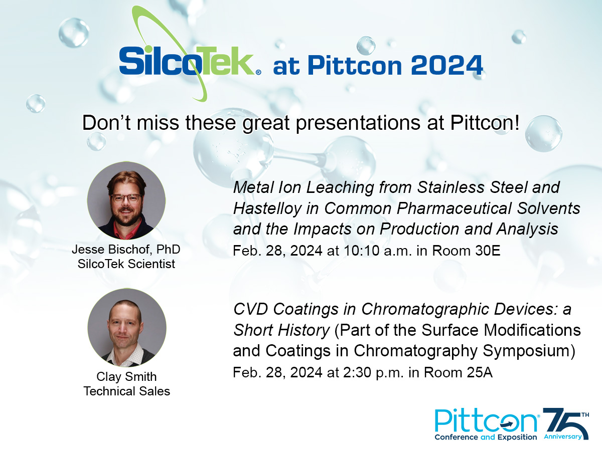 SilcoTek Travels to Pittcon 2024 to Present Inert HPLC Technology & More